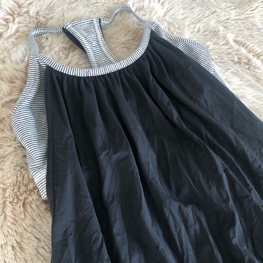 Lululemon No Limits tank and bra combo top